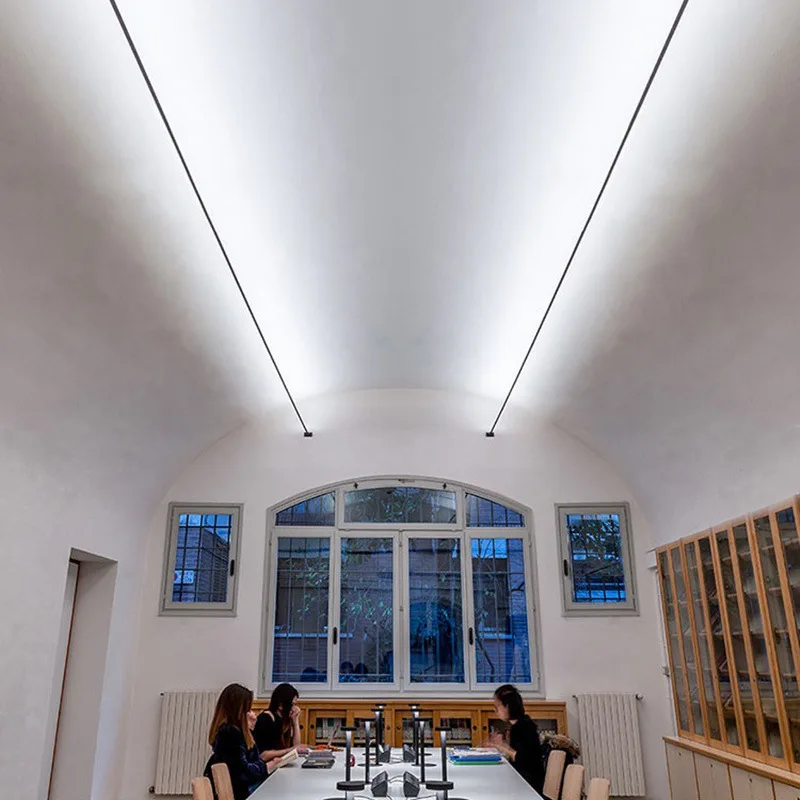 Lighting Decoration On Wall - Modern Black White Linear Wall Lamp