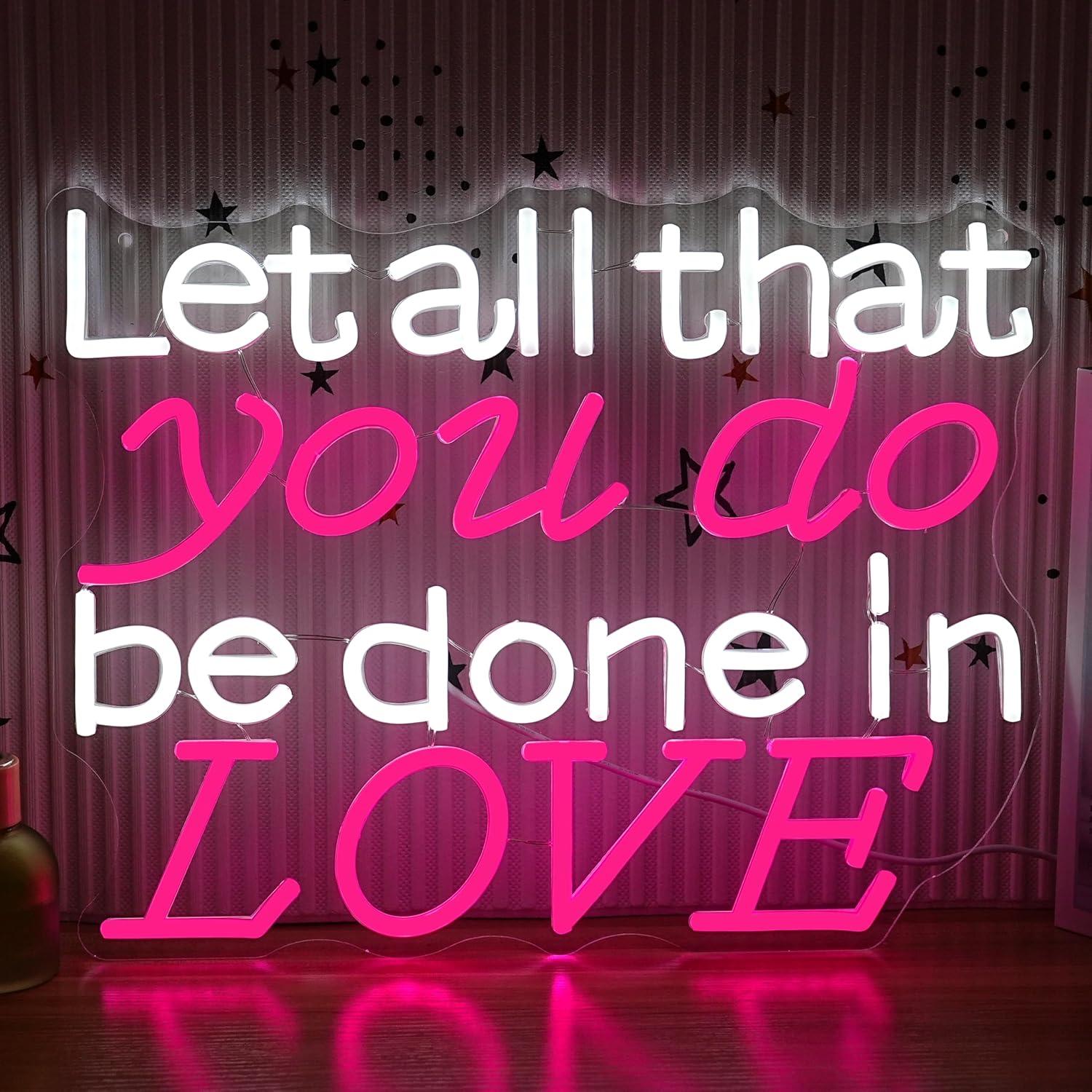 Lighting Decor For Wedding - Let All That You Do Be