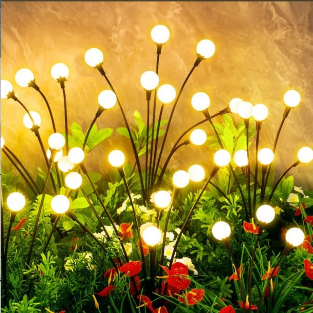 Outdoor Lighting Decor Ideas - Outdoor Waterproof Solar Lights, 64LED, 8