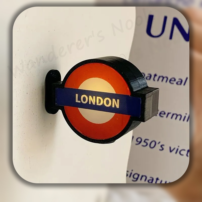 Decor Lighting Uk - London Underground Roundel Light Up Fridge