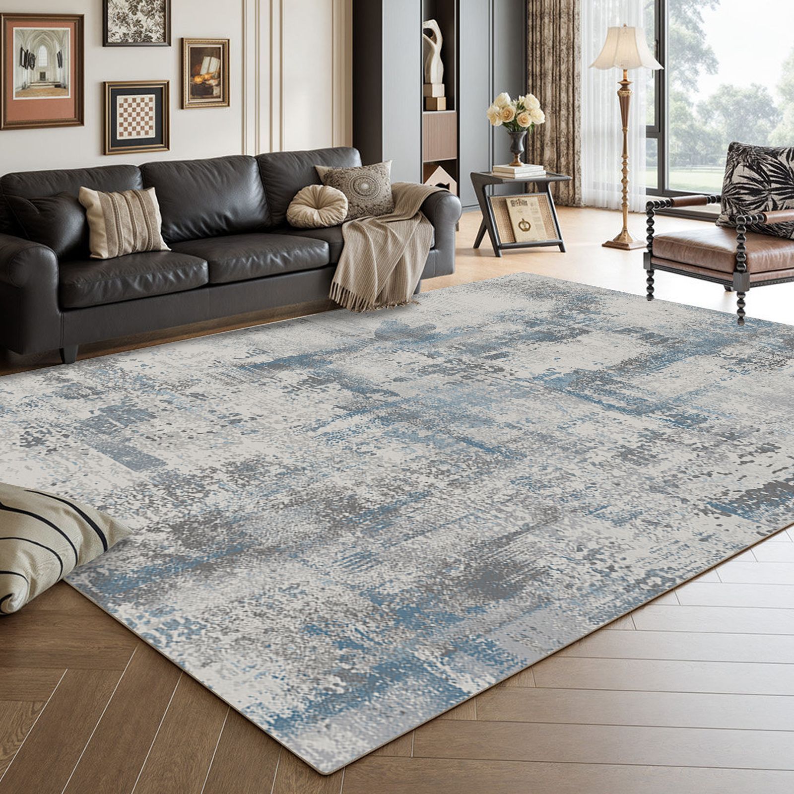 Garage Lighting Decor - Modern Simple Style Parlor Carpet Non-slip