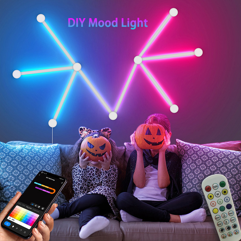 Lighting Decor For Room - Smart RGB Wall Lamp, Bluetooth APP