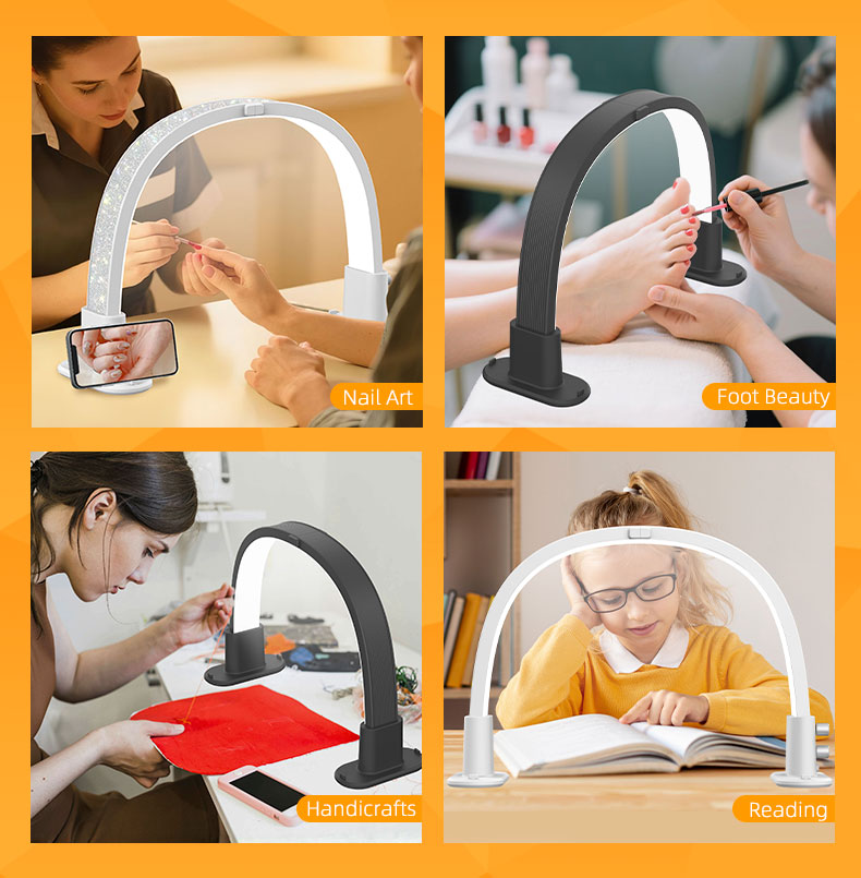 Mini half moon nail fill light - Led Moon Lamp 评论和价格