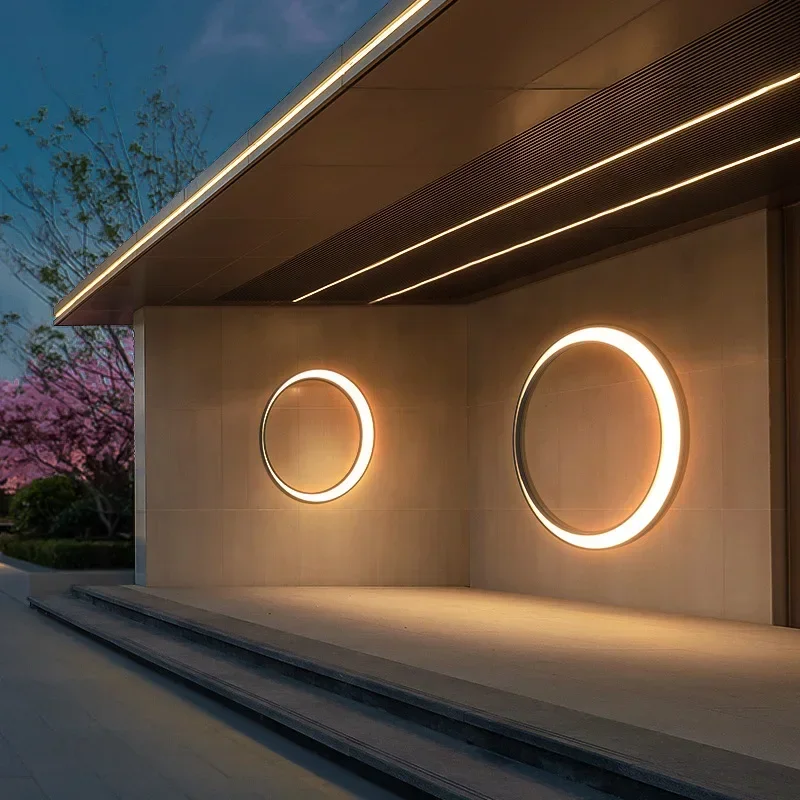 Modern Outdoor Waterproof Moon - Lighting Decoration On Wall 评论和价格