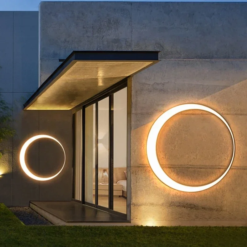 Modern Outdoor Waterproof Moon - Lighting Decoration On Wall 评论和价格