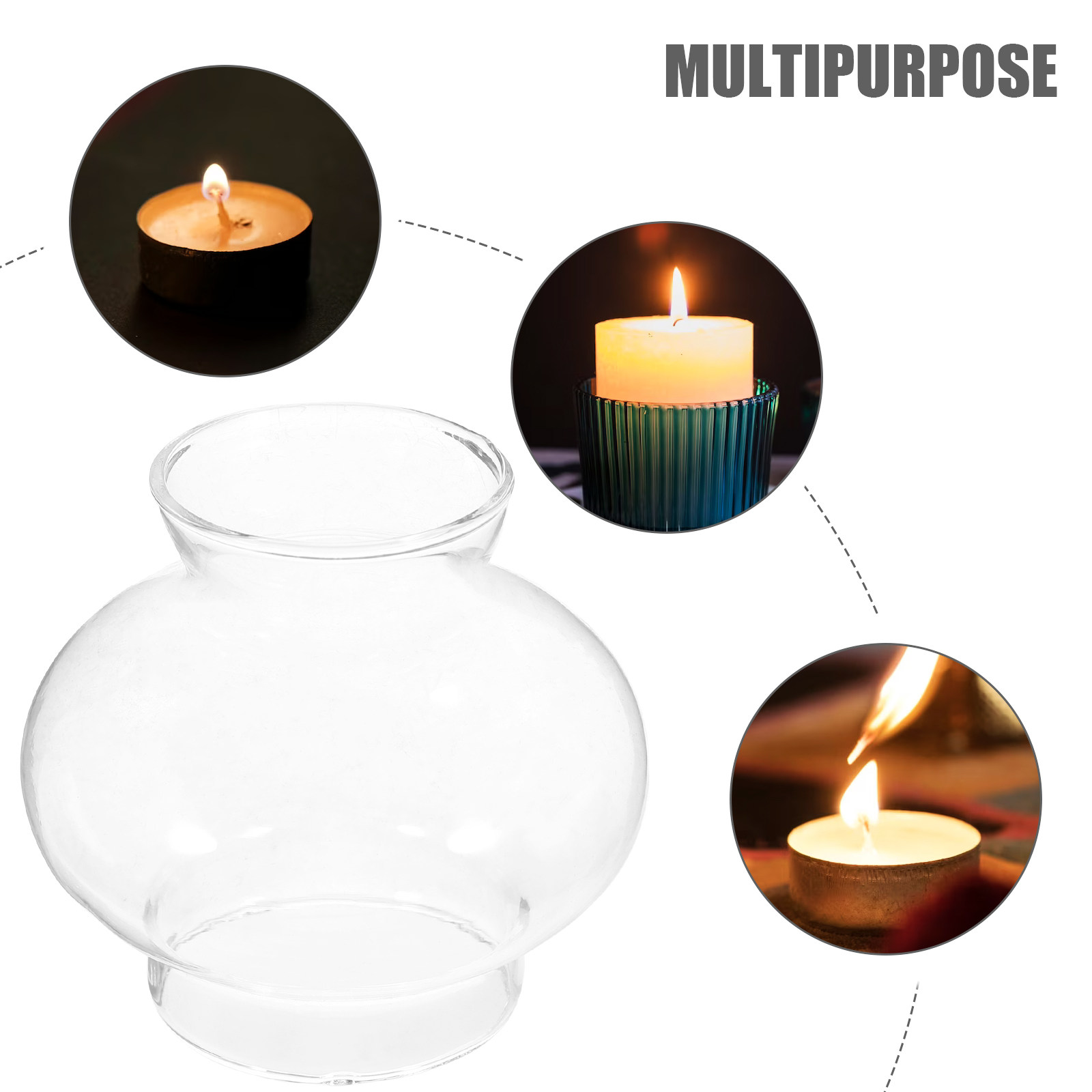 Retro Clear Glass Lampshade fo - Room Decor Lighting Lamp 评论和价格