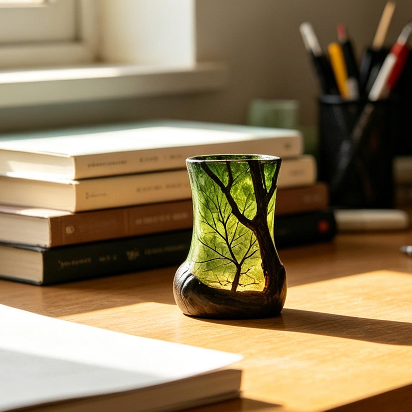 Bedside Table Lamp Forest Nigh - Office Lighting Decor 评论和价格