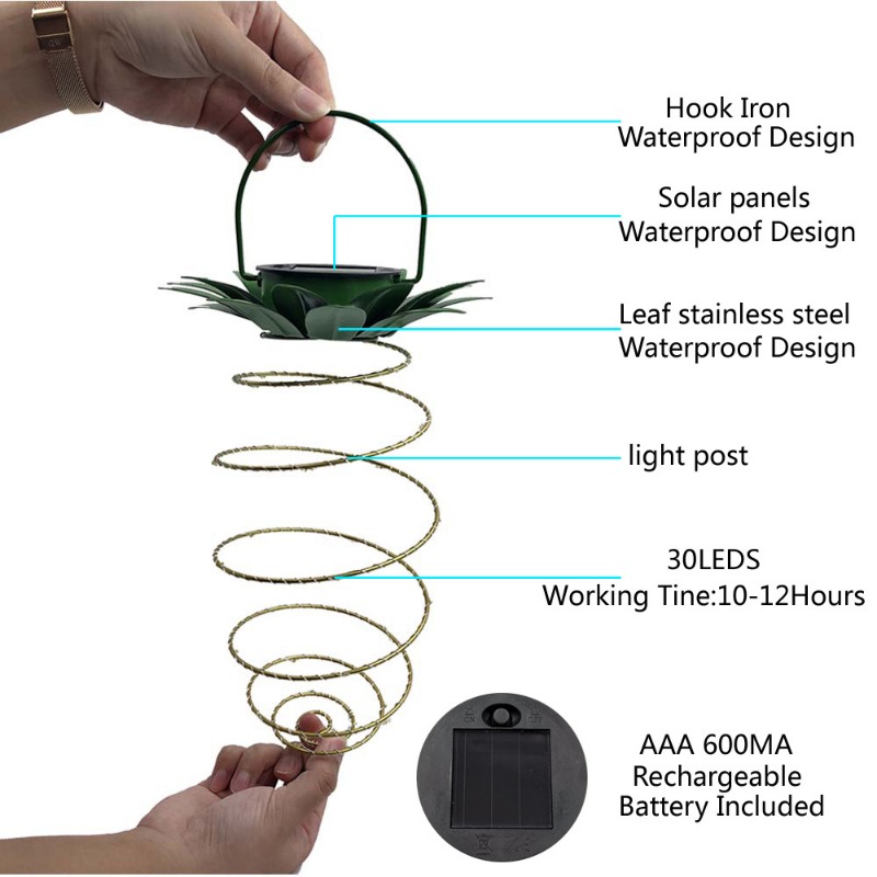 Solar Charging Light LED Coppe - String Light Outdoor 评论和价格