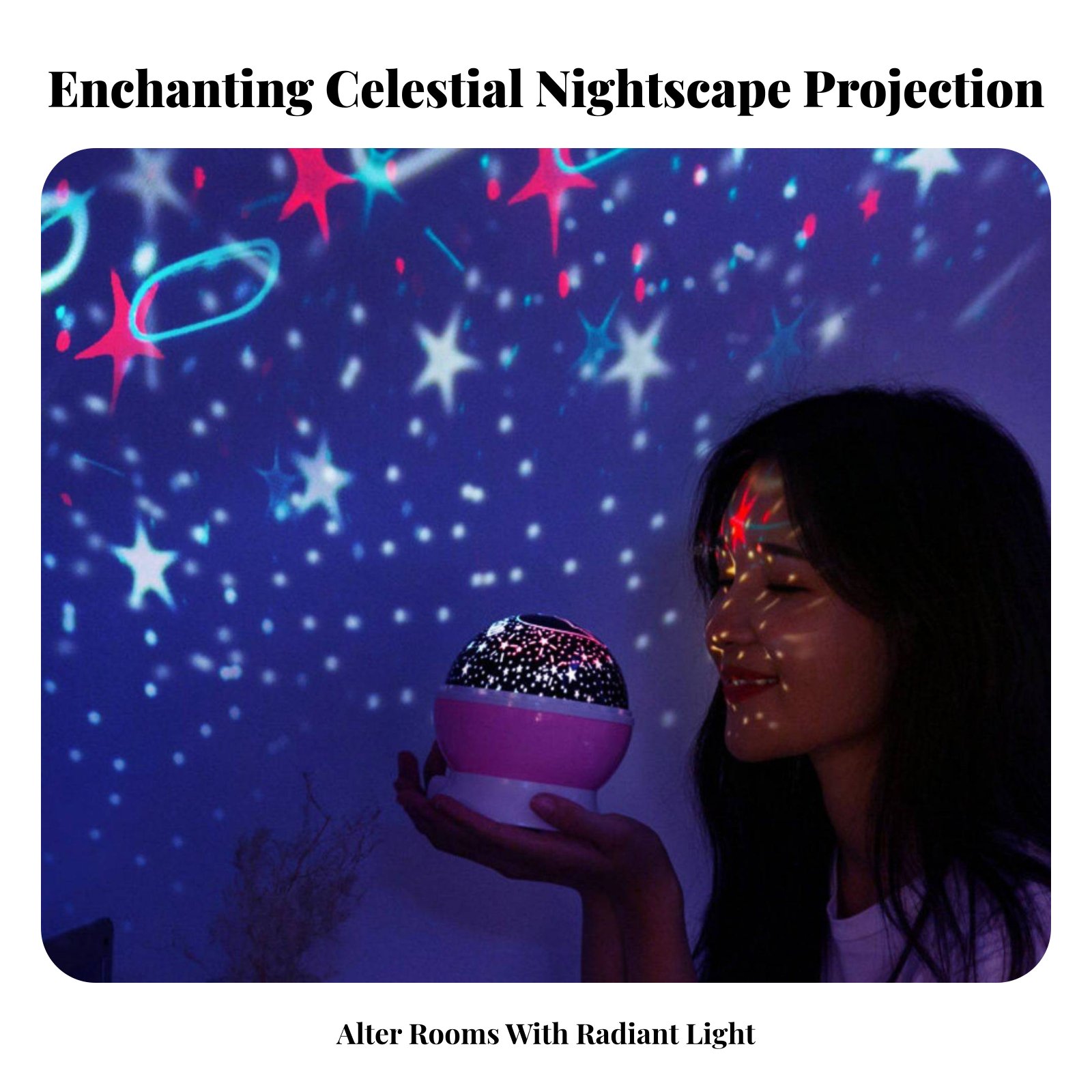 Galaxy Projection Device Celes - Lighting Decor For Bedroom 评论和价格