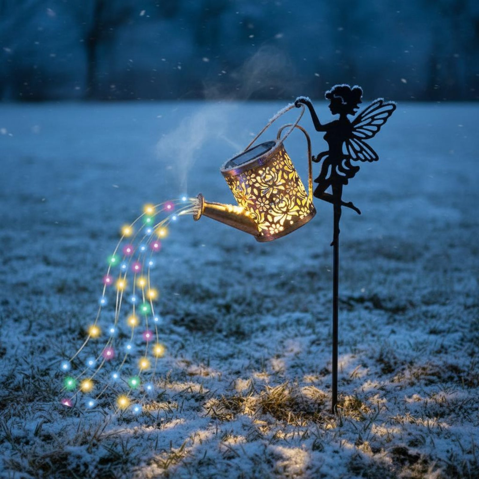 Solar Fairy Watering Can Light - Yard Lighting Decor 评论和价格