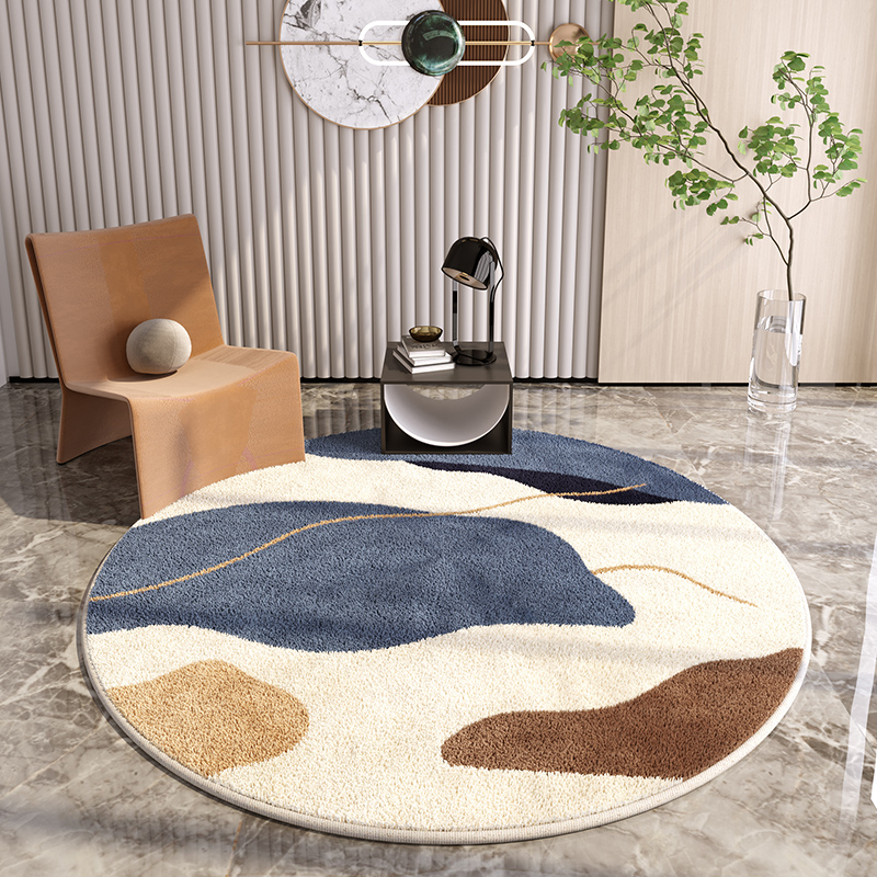 Round Light Luxury Lounge Rug  - Garage Lighting Decor 评论和价格