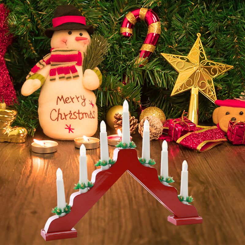 Christmas wooden candle arch l - Lighting Decor Woodbridge 评论和价格