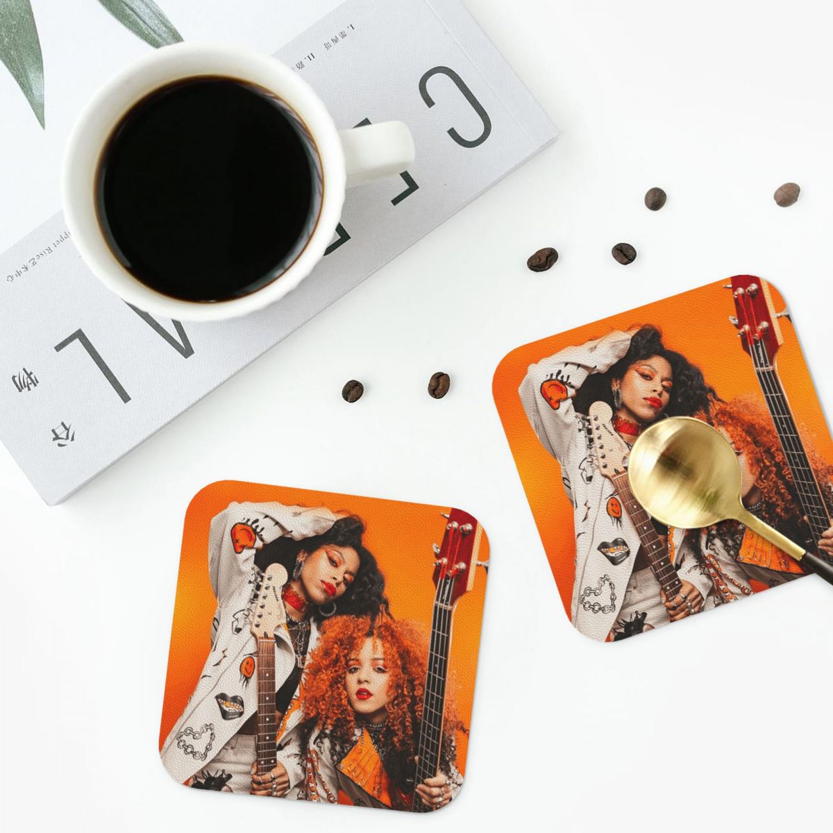 Nova Twins Coasters PVC Leathe - Nova Decor & Lighting Julestjerne 评论和价格