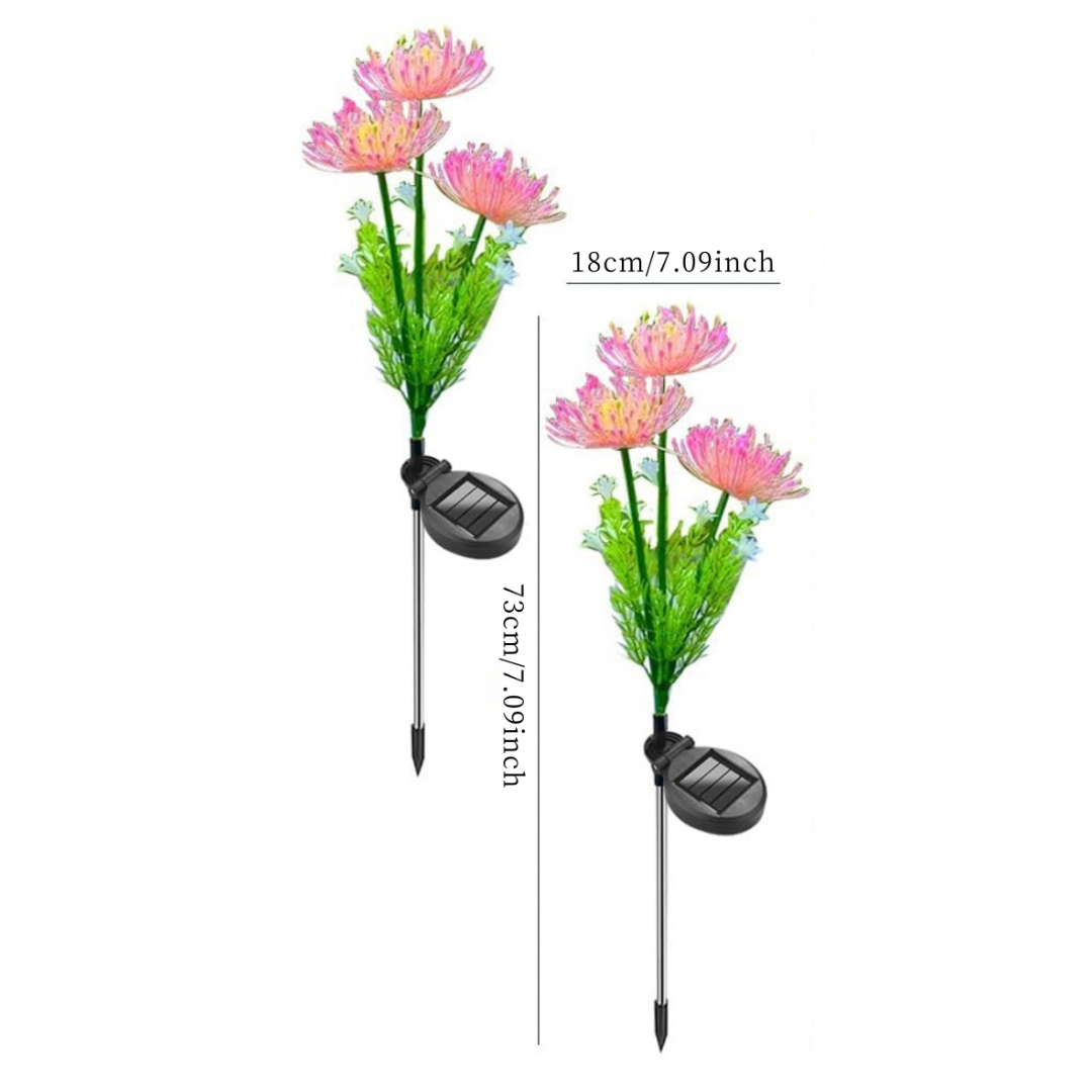 Solar Flower Decorative Lights - Yard Lighting Decor 评论和价格