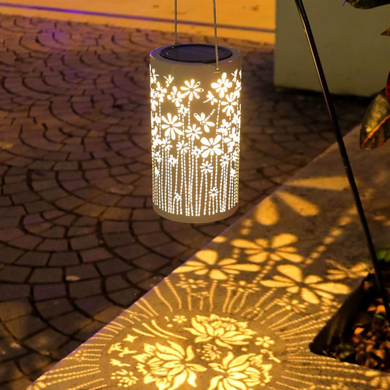 Solar Hangings Lantern Waterpr - Yard Lighting Decor 评论和价格