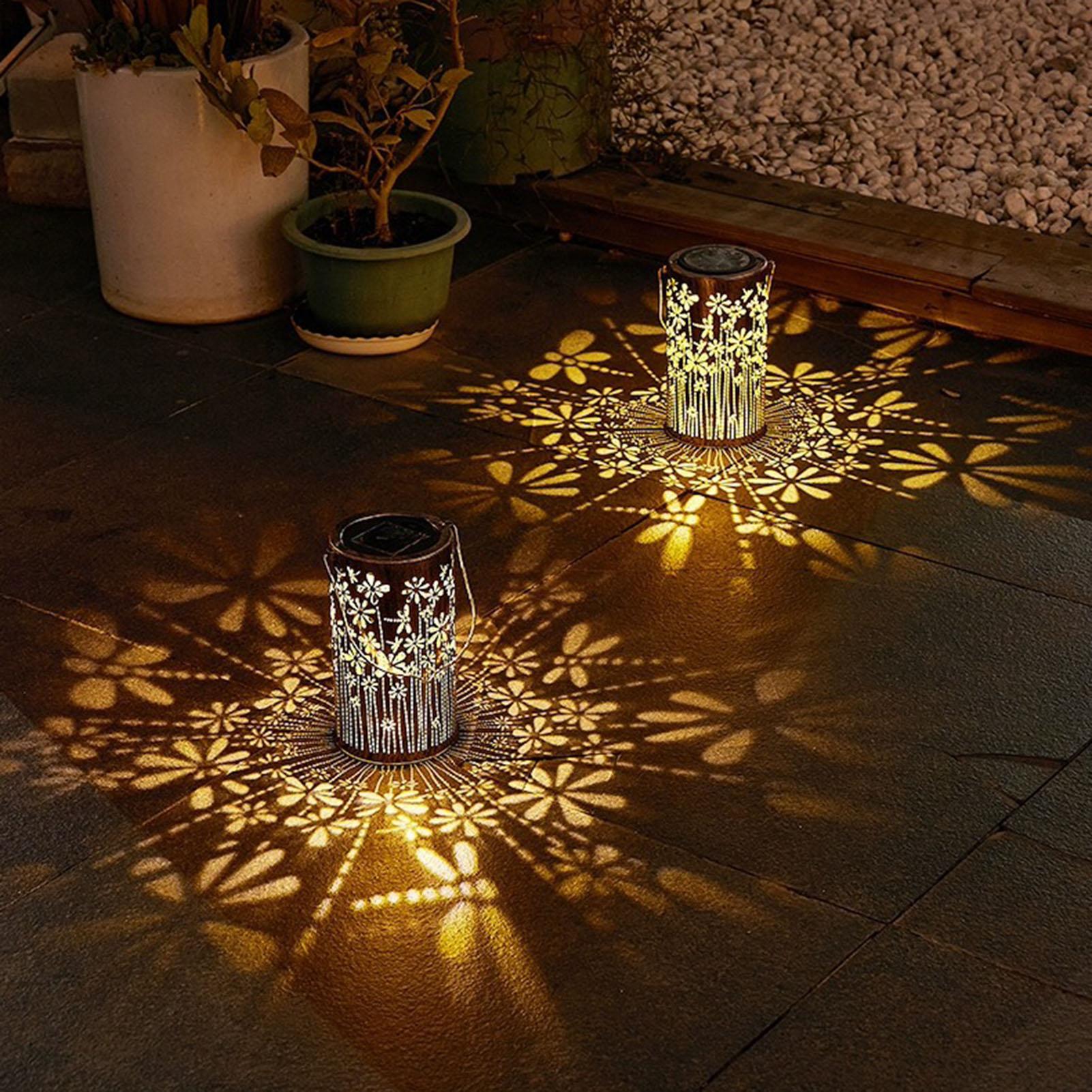 Solar Hangings Lantern Waterpr - Yard Lighting Decor 评论和价格
