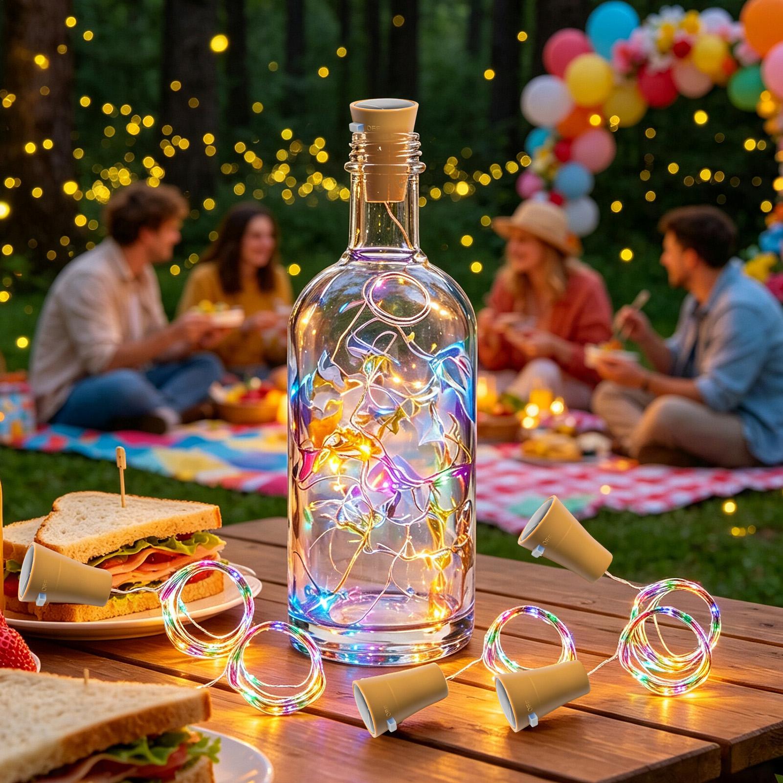 Solar Wine Bottle Lights LED W - String Light Outdoor 评论和价格