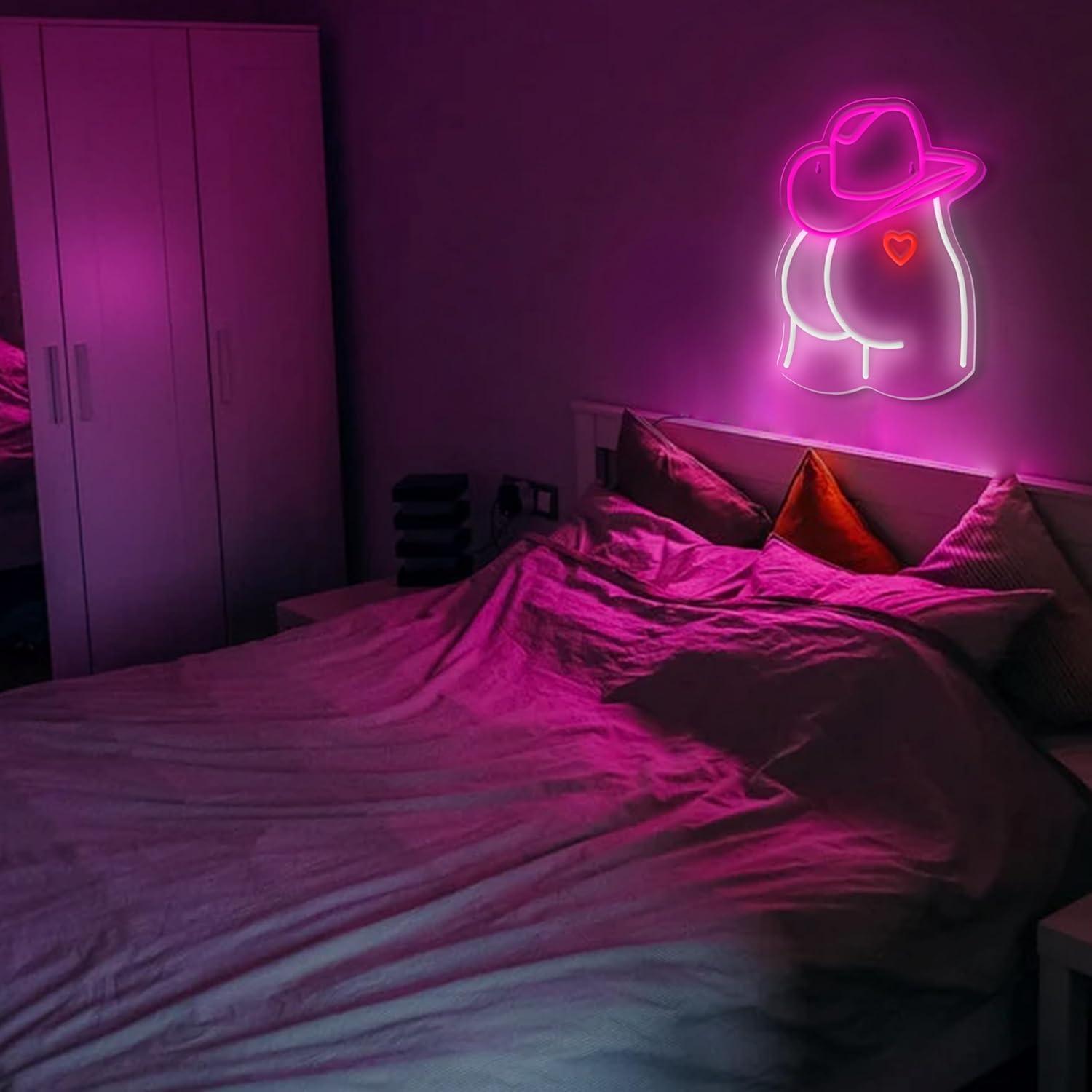 Cowgirl Neon Sign Dimmable LED - Lighting Decor For Wedding 评论和价格