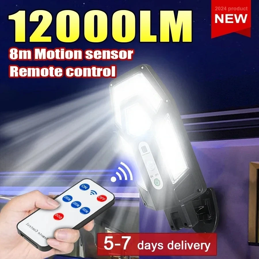 12000LM Powerful Solar Wall La - String Light Outdoor 评论和价格
