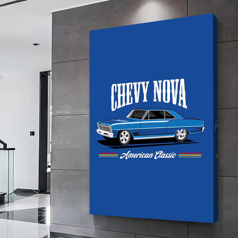 Chevy Nova Classic Cars Printi - Nova Decor & Lighting Julestjerne 评论和价格
