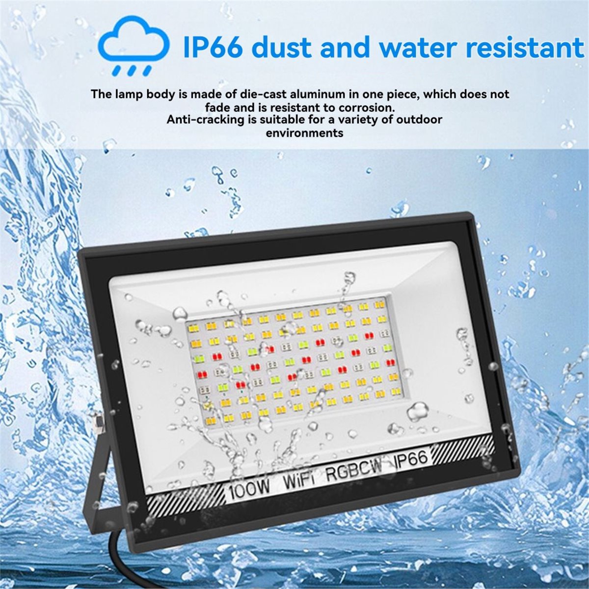 Nices 100W RGBCW LED Flood Lig - Decor Lighting Uk 评论和价格