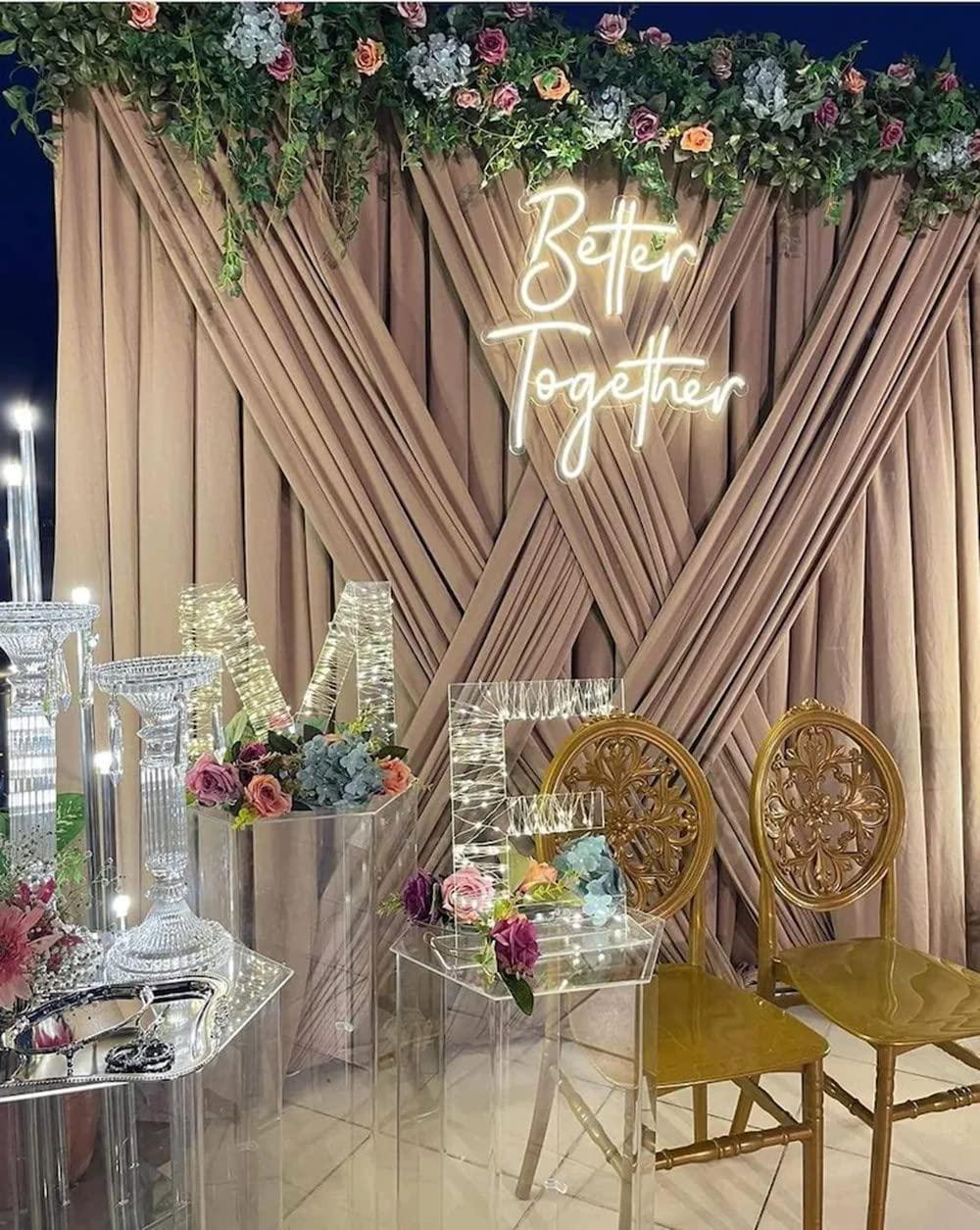 Better Together Neon Sign USB  - Lighting Decor For Wedding 评论和价格