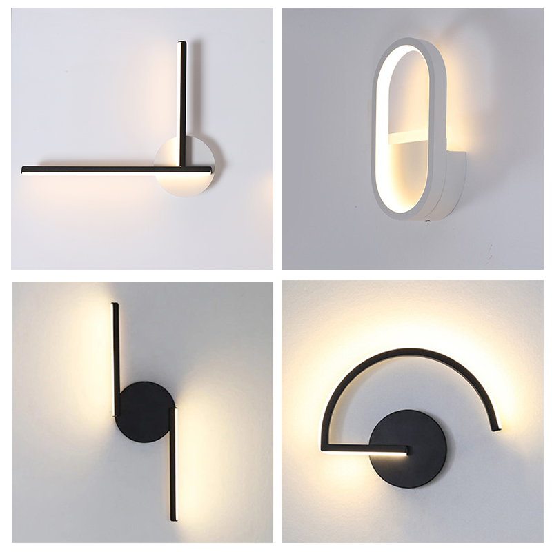 Modern Nordic LED Wall Lamp, M - Room Decor Lighting Lamp 评论和价格