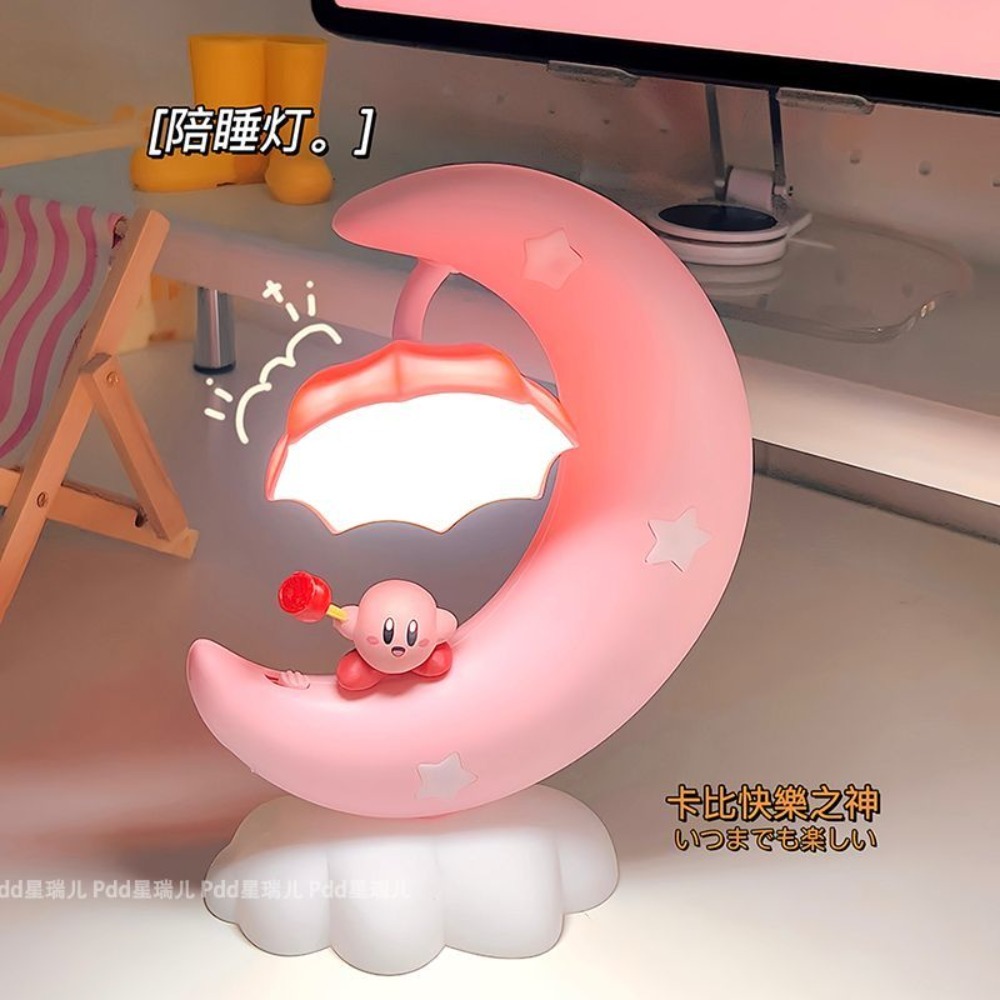 Cute Kirby Moon Night Light, K - Led Moon Lamp 评论和价格