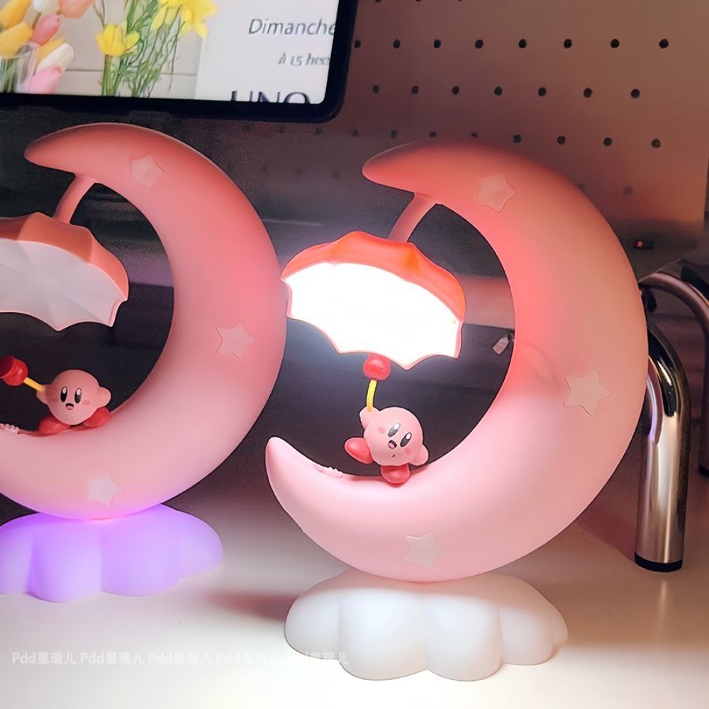Cute Kirby Moon Night Light, K - Led Moon Lamp 评论和价格