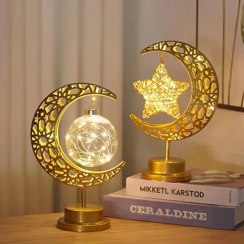 Ramadan LED Night Light Rotati - Led Moon Lamp 评论和价格