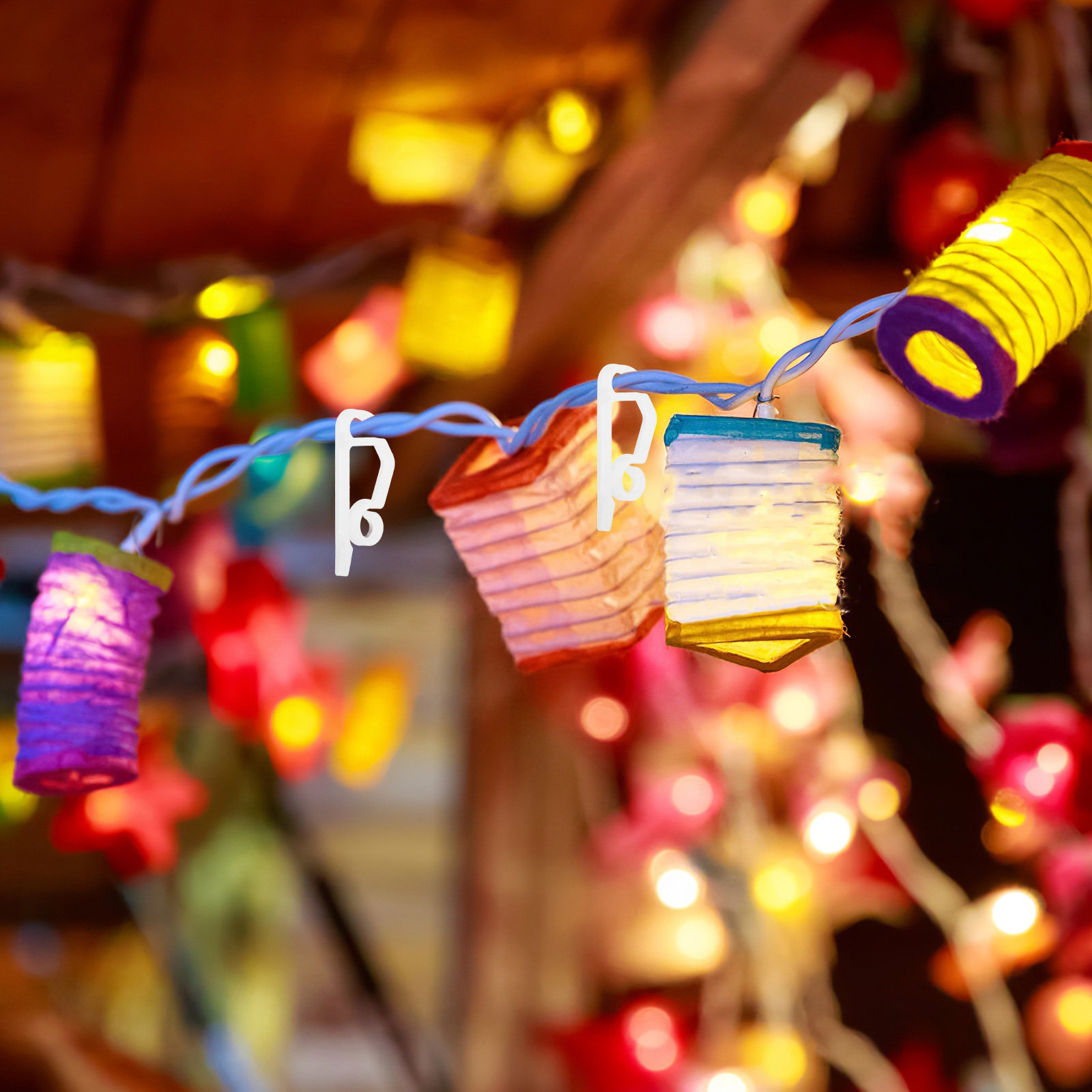 50Pcs Outdoor String Light Cli - String Light Outdoor 评论和价格
