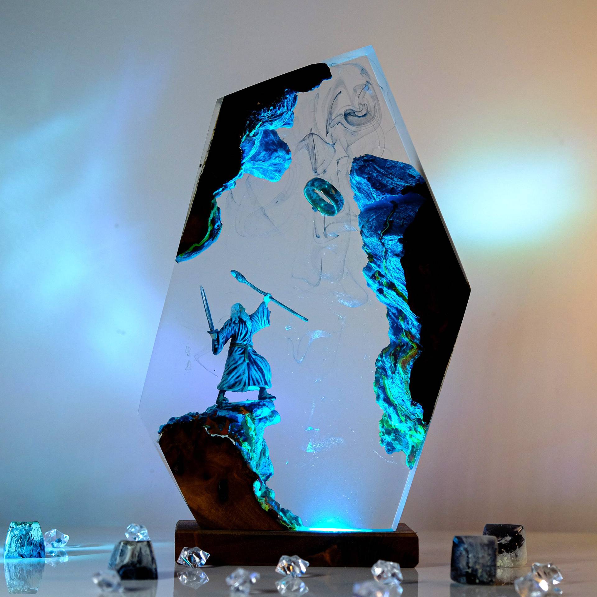 Movie Scence Figure Table Resi - Lighting Decor For Wedding 评论和价格