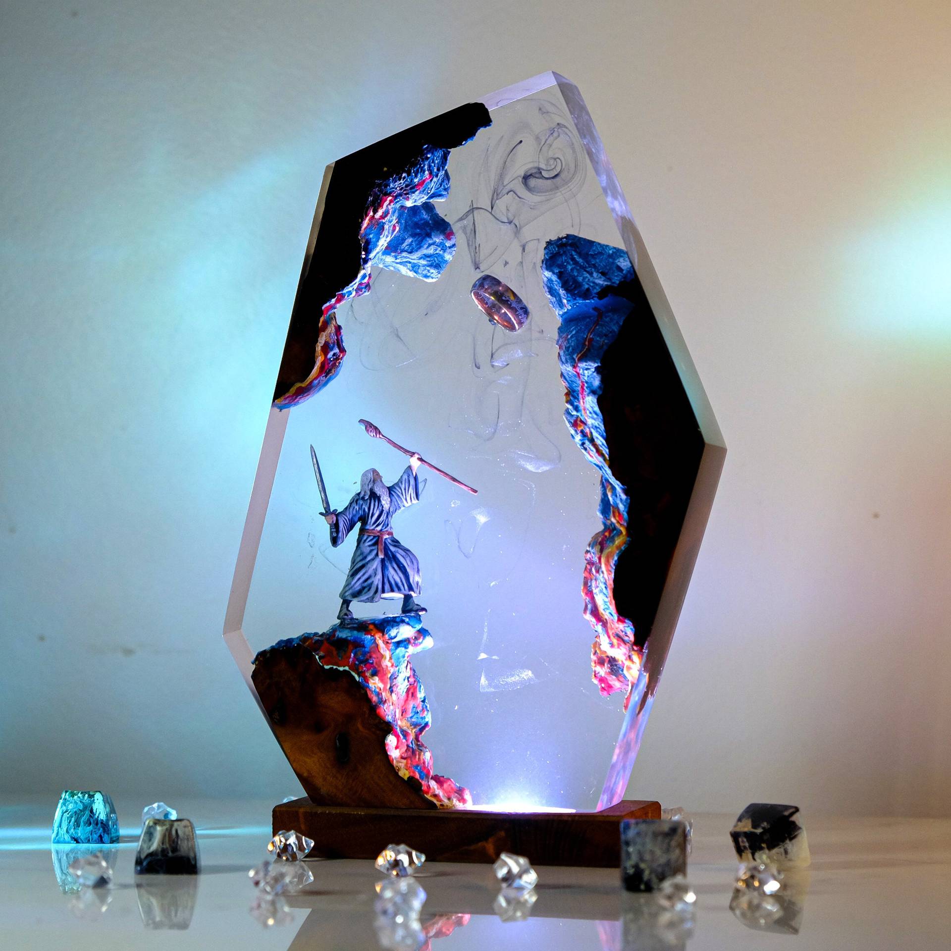 Movie Scence Figure Table Resi - Lighting Decor For Wedding 评论和价格