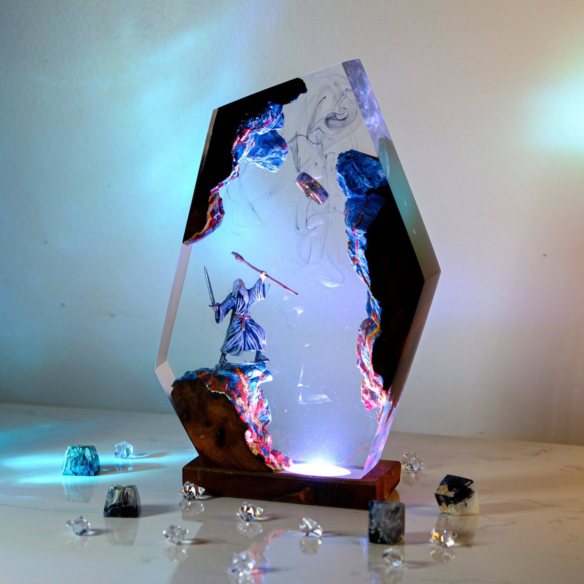 Movie Scence Figure Table Resi - Lighting Decor For Wedding 评论和价格
