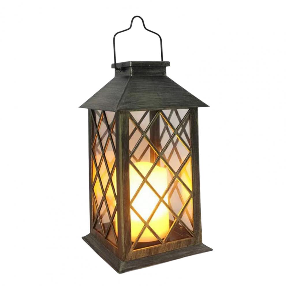 Retro Solar Lantern, Outdoor S - Yard Lighting Decor 评论和价格