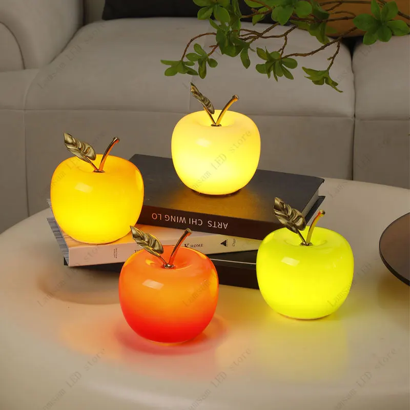 AAA Battery Powered LED Apple  - Decor Lighting Cy 评论和价格
