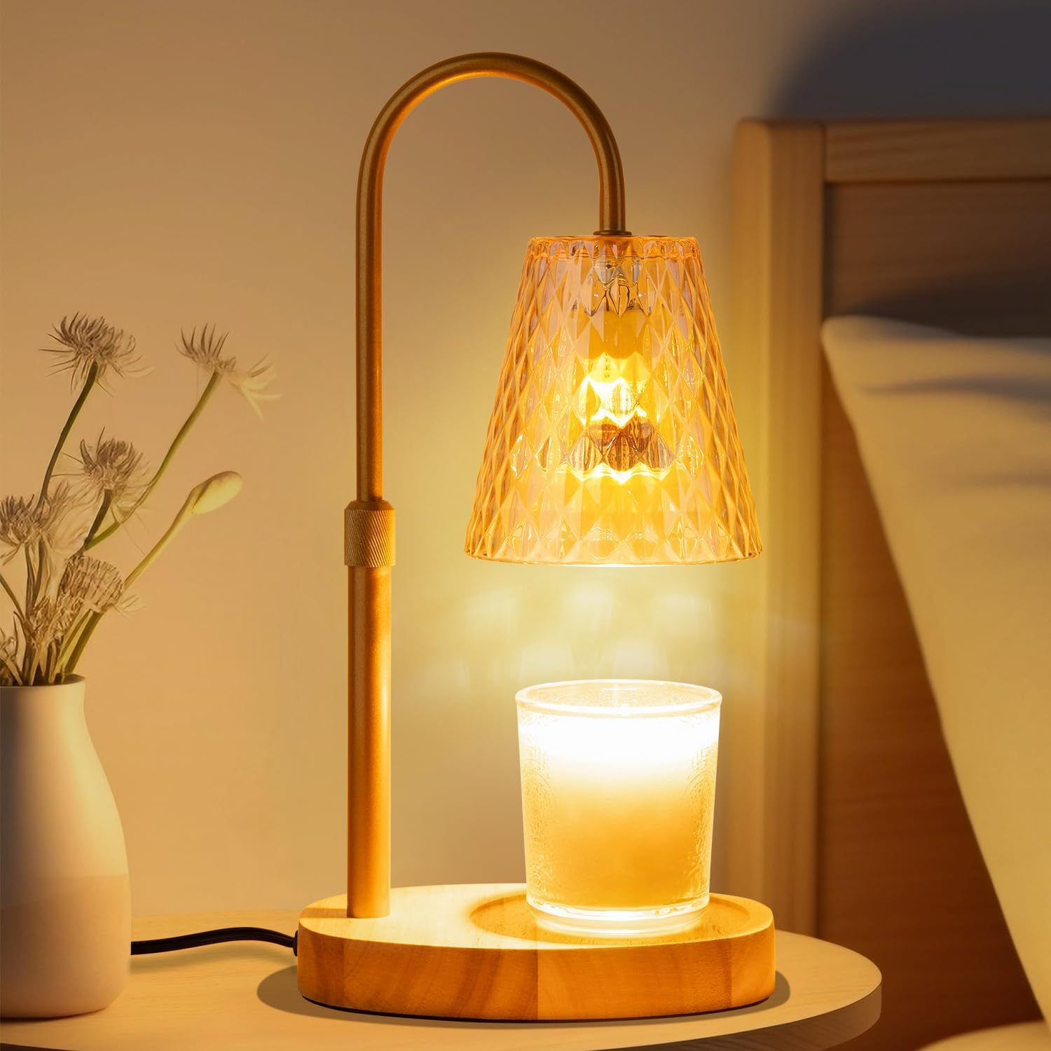 Flameless Wax Melt Warmer Lamp - Room Decor Lighting Lamp 评论和价格