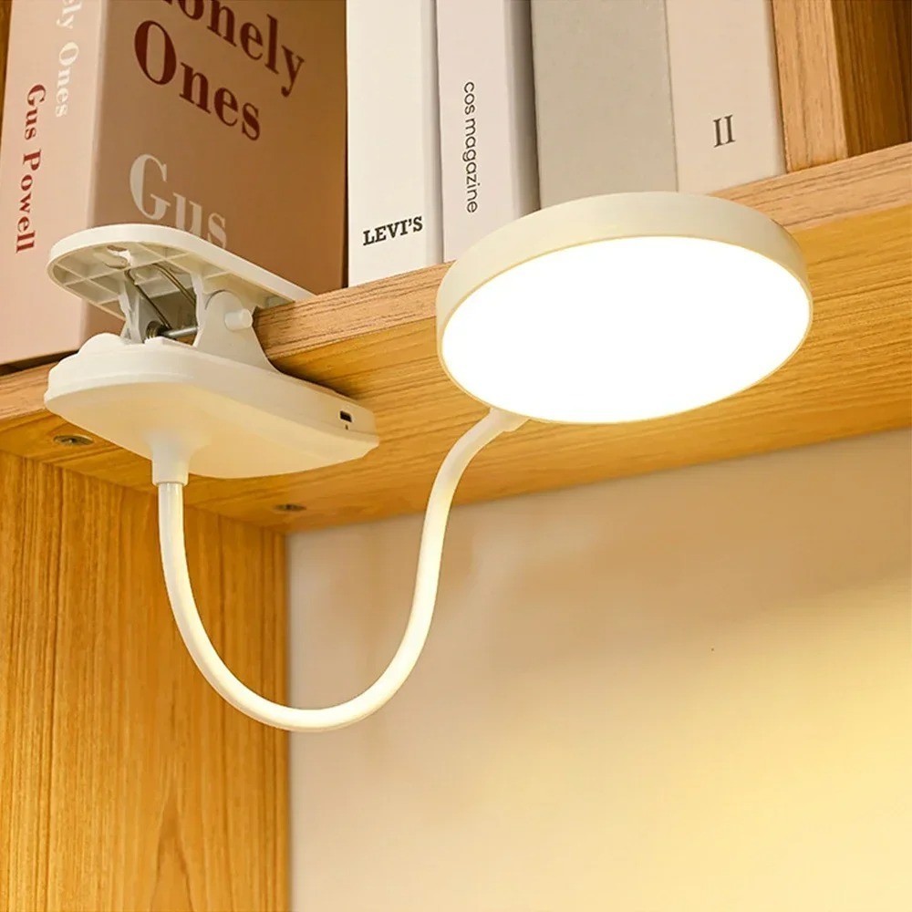 Portable USB Rechargeable Clip - Office Lighting Decor 评论和价格