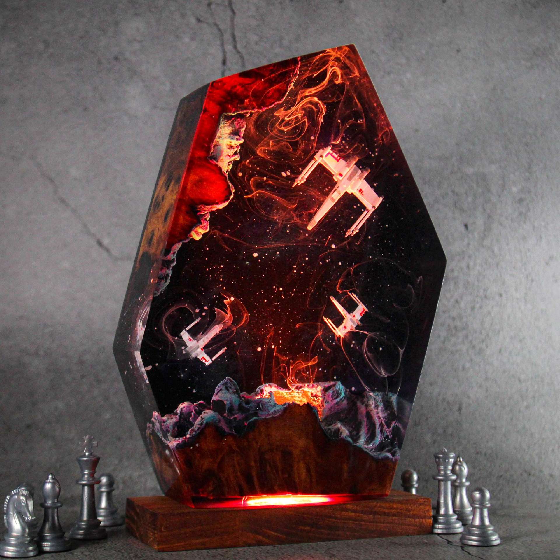 Customized Items Resin Table L - Room Decor Lighting Lamp 评论和价格