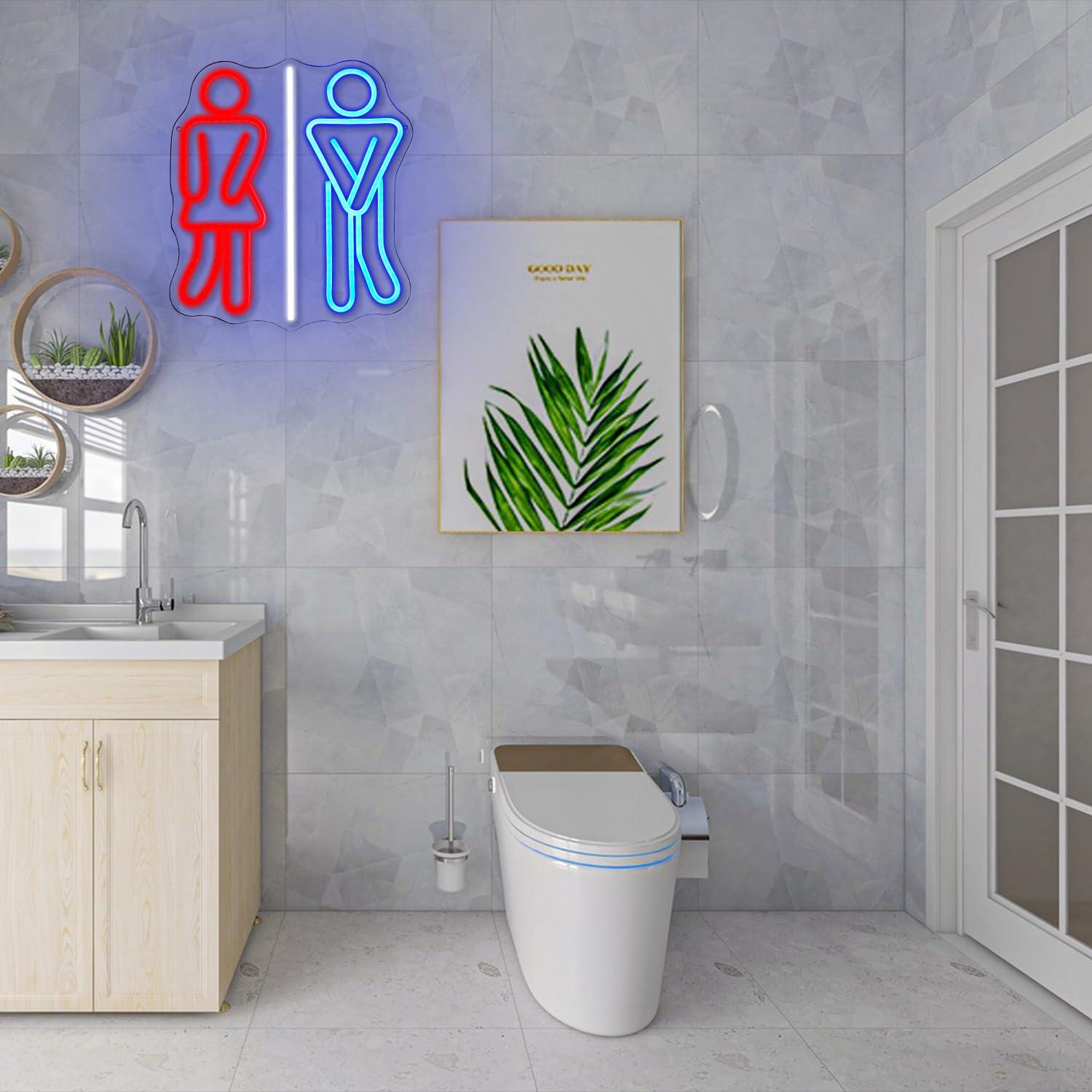 Restroom Neon Signs Toilets US - Office Lighting Decor 评论和价格