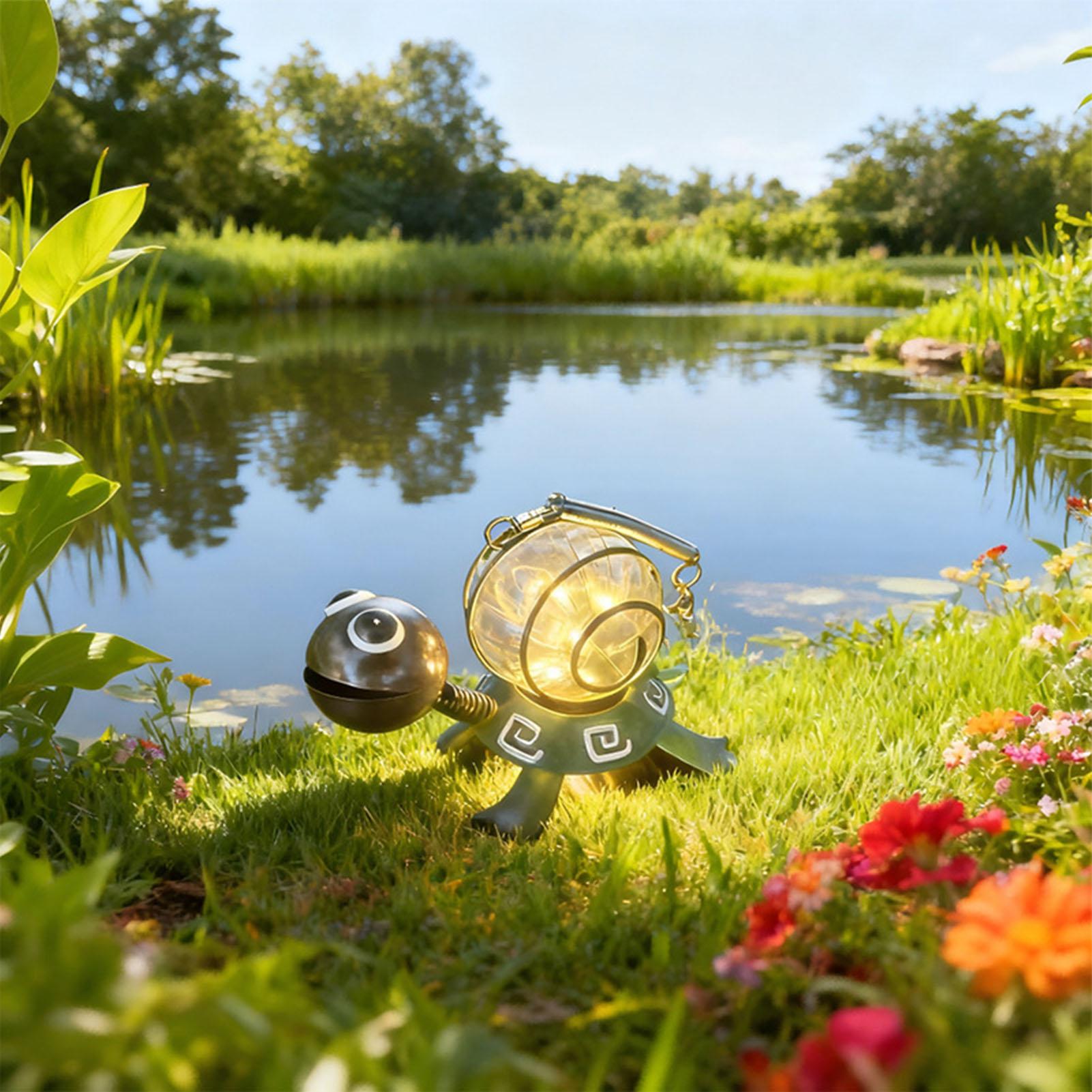 Turtle Solar Lights Outdoor Ga - Yard Lighting Decor 评论和价格