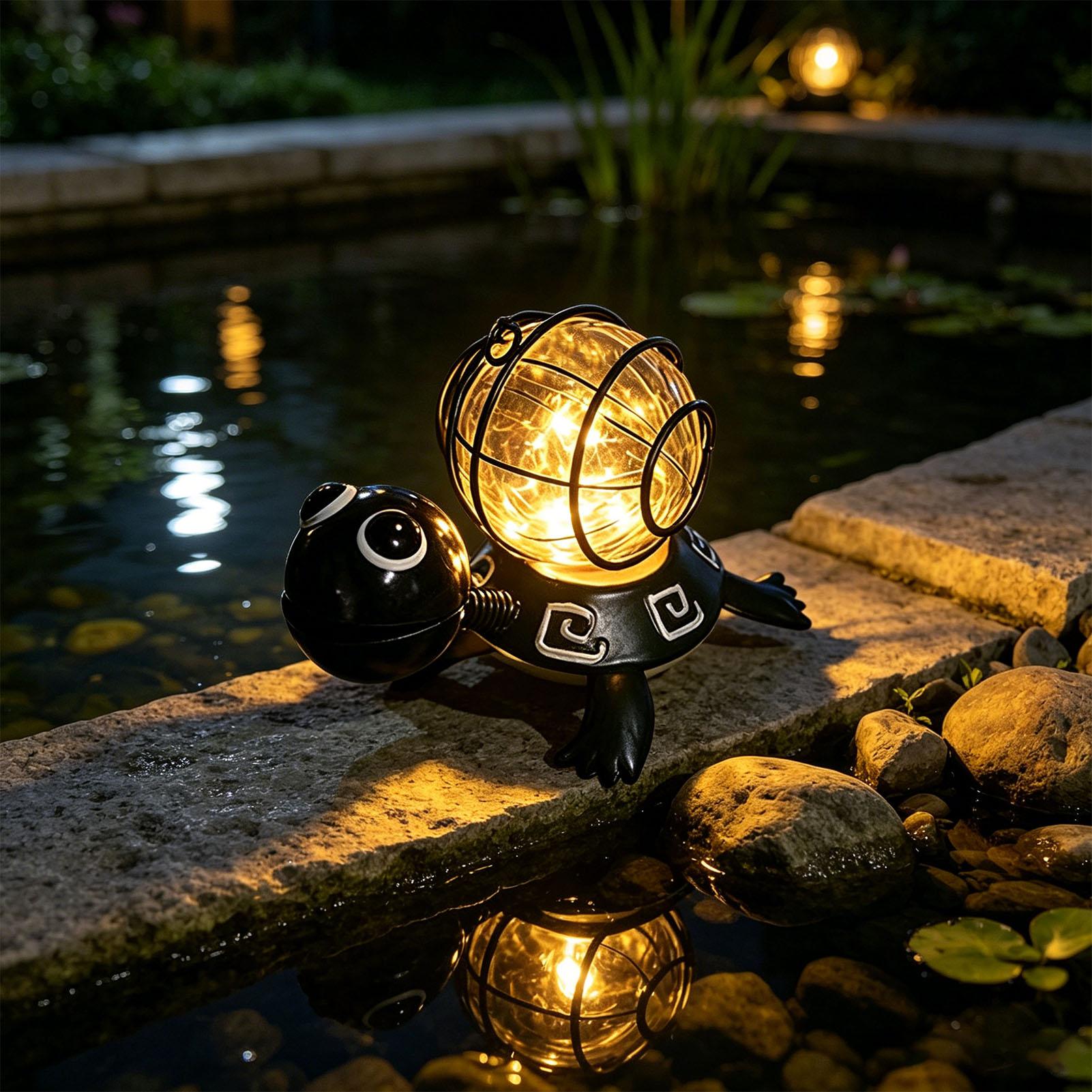 Turtle Solar Lights Outdoor Ga - Yard Lighting Decor 评论和价格
