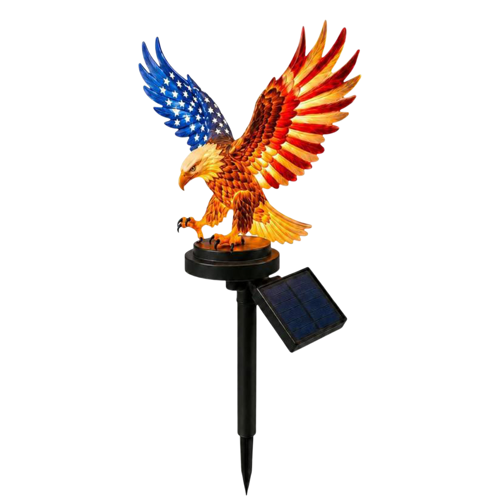 Eagle Figurine Garden Solar St - Yard Lighting Decor 评论和价格