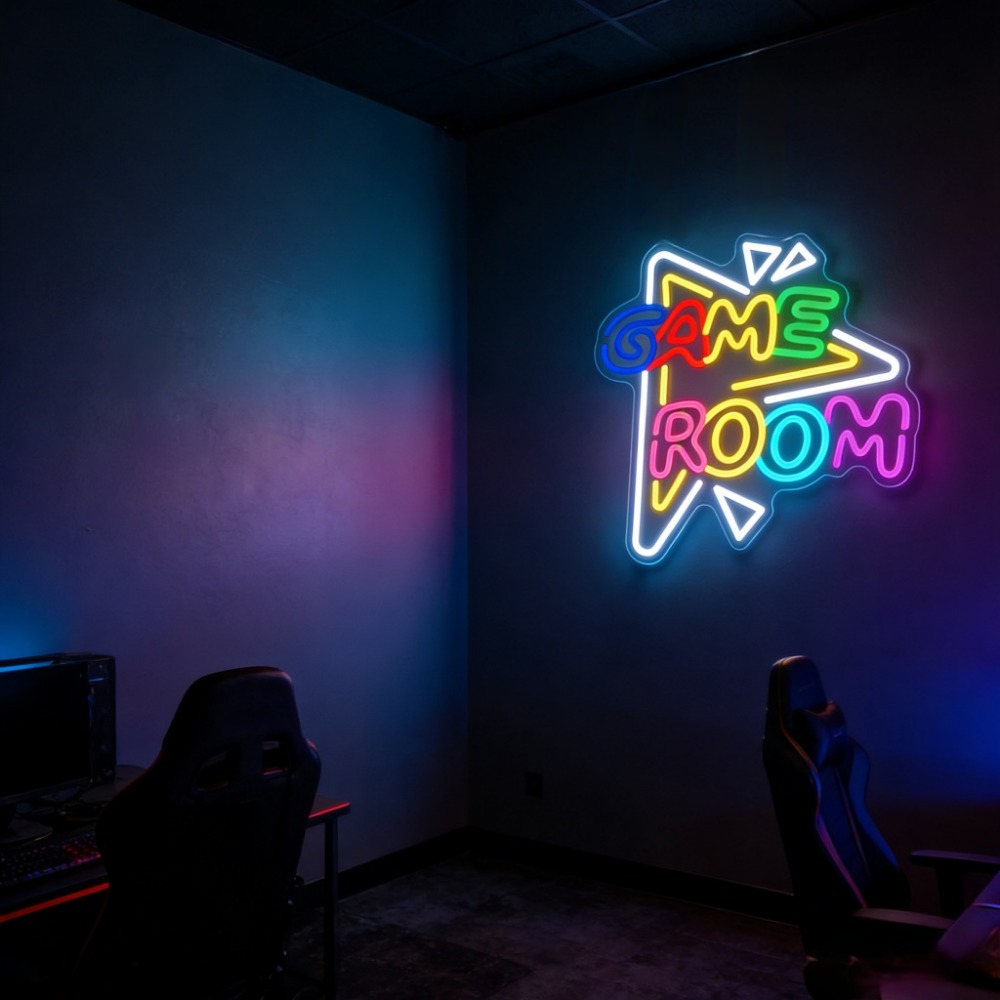 GAME ROOM LED Neon Sign Dimmab - Outdoor Lighting Decor Ideas 评论和价格