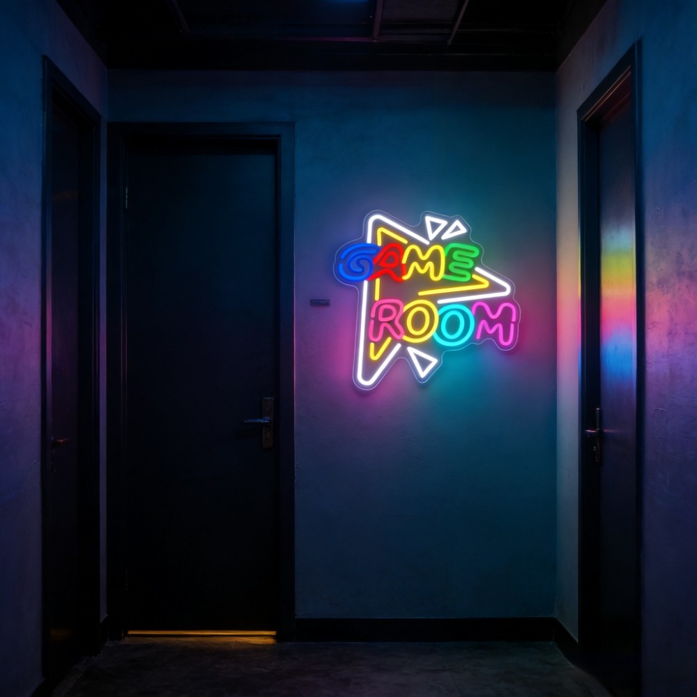 GAME ROOM LED Neon Sign Dimmab - Outdoor Lighting Decor Ideas 评论和价格