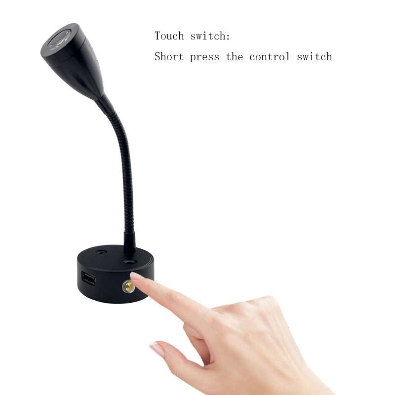 LED RV Light USB Wall Lamp 3W  - Lighting Decoration On Wall 评论和价格