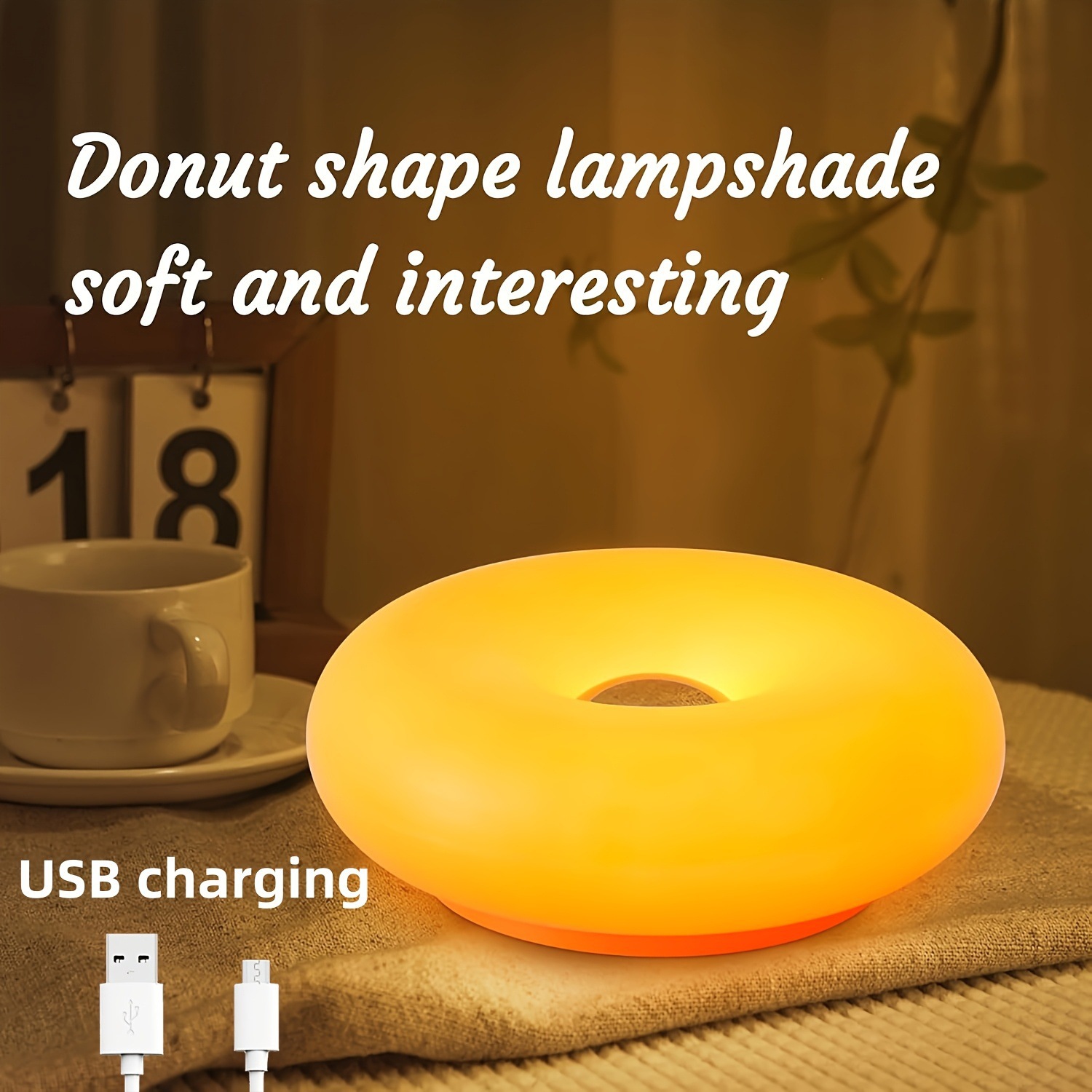 US Patented Retro-Modern Donut - Room Decor Lighting Lamp 评论和价格