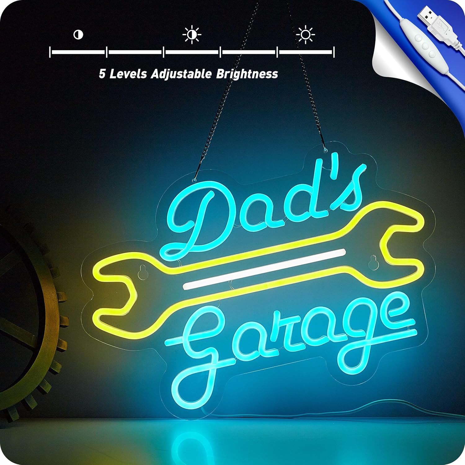 Garage Neon Sign for Wall Deco - Garage Lighting Decor 评论和价格
