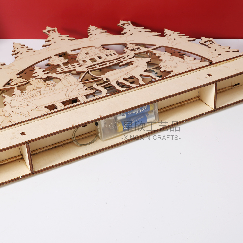 Cross-Border Wooden Crafts LED - Lighting Decor Woodbridge 评论和价格