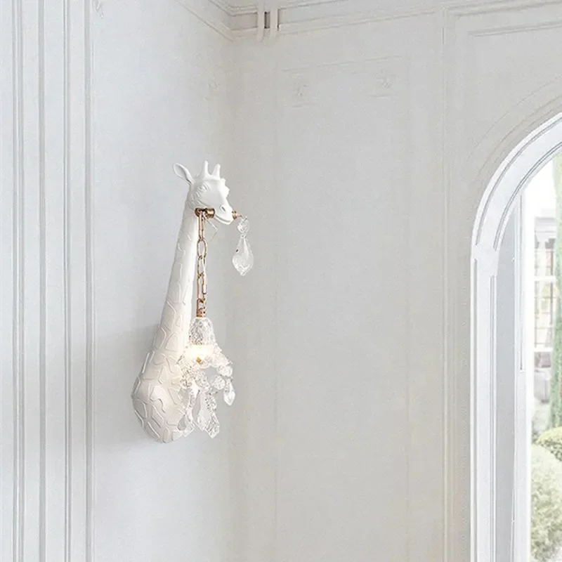 Nordic New Resin Giraffe LED W - Lighting Decoration On Wall 评论和价格